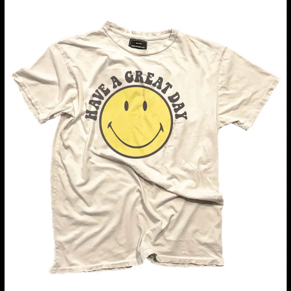 Retro Brand Have A Great Day Smiley Tee